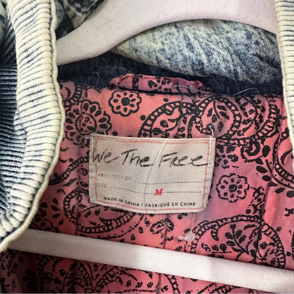 New Free People Real Games Denim Parka - Picture 4 of 4
